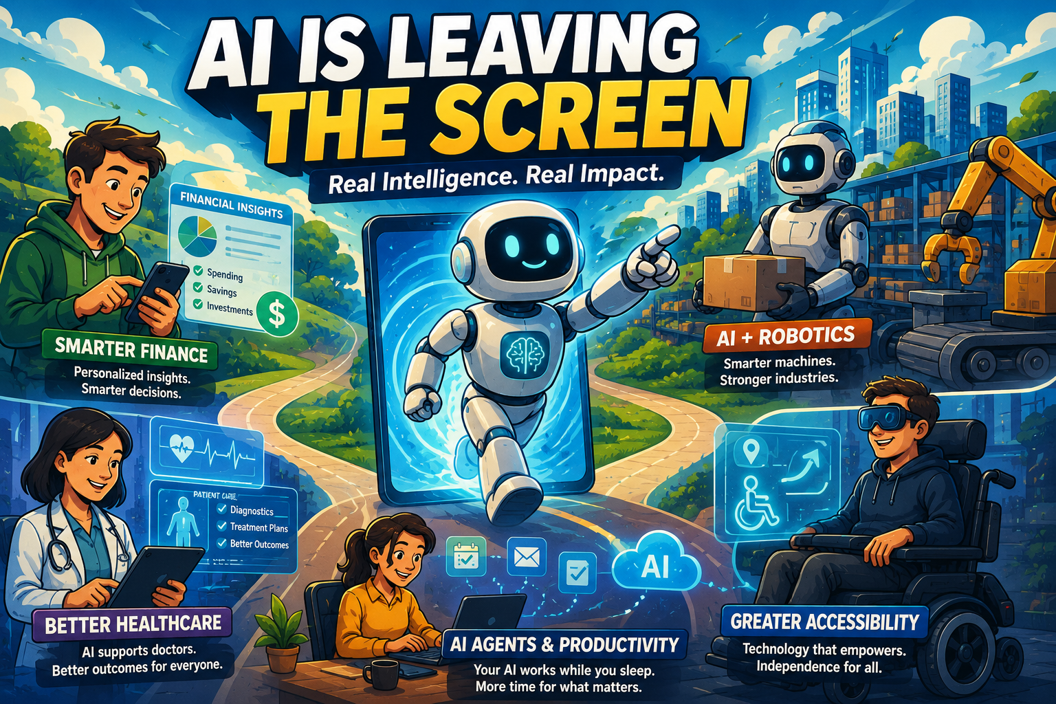 AI Is Leaving the Screen