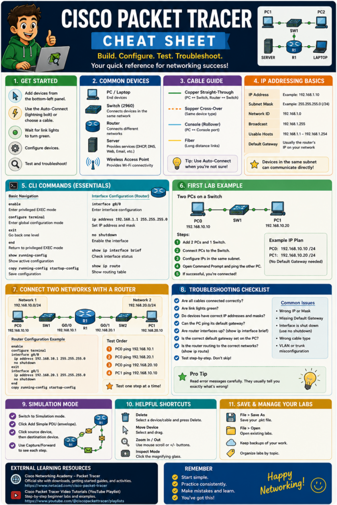 A Breakdown of Cisco Packet Tracer