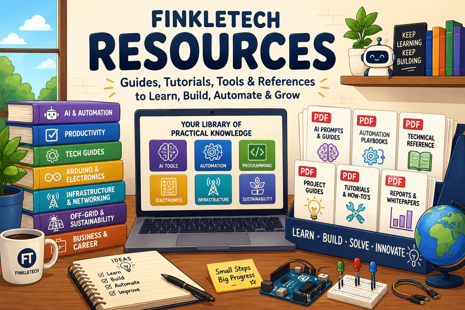 Tech Resources, AI Guides & Tutorials | FinkleTech