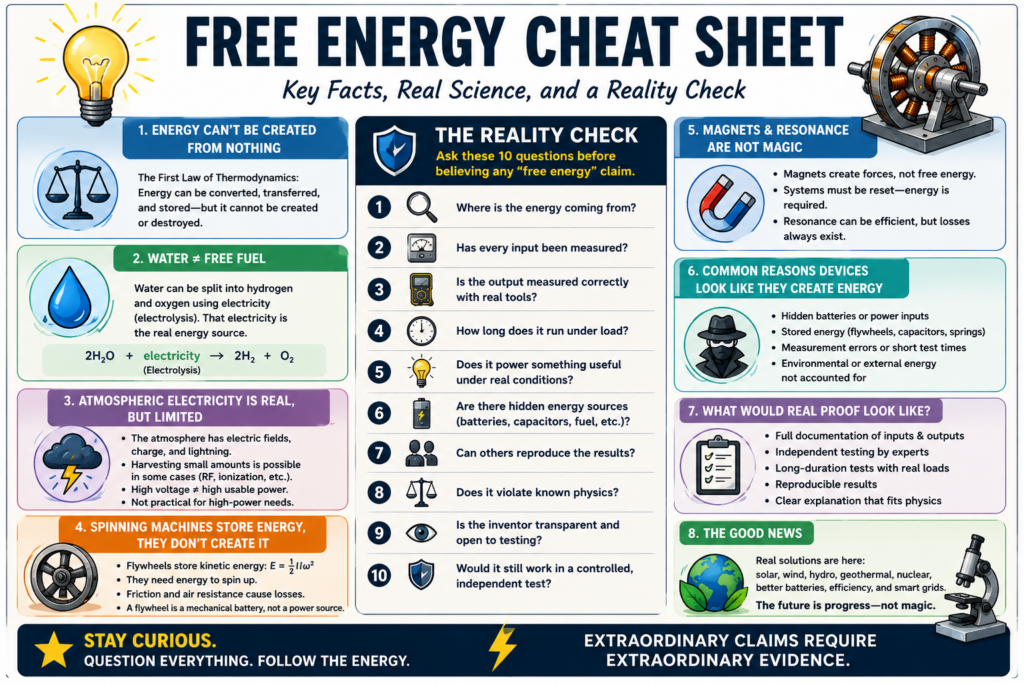 Covering What We Know About Free Energy