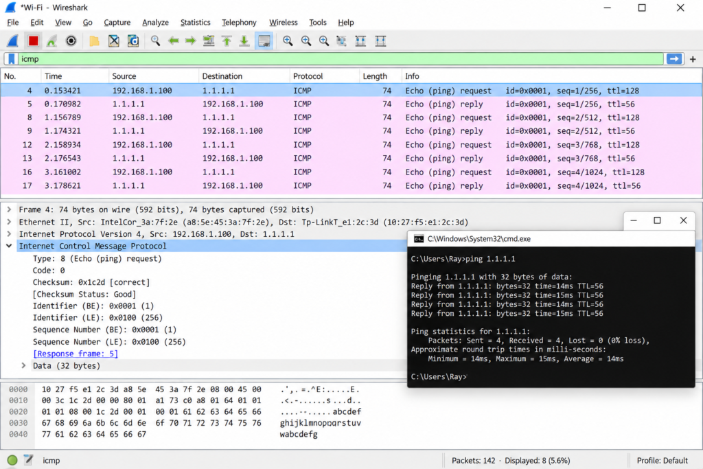 ICMP Ping Capture