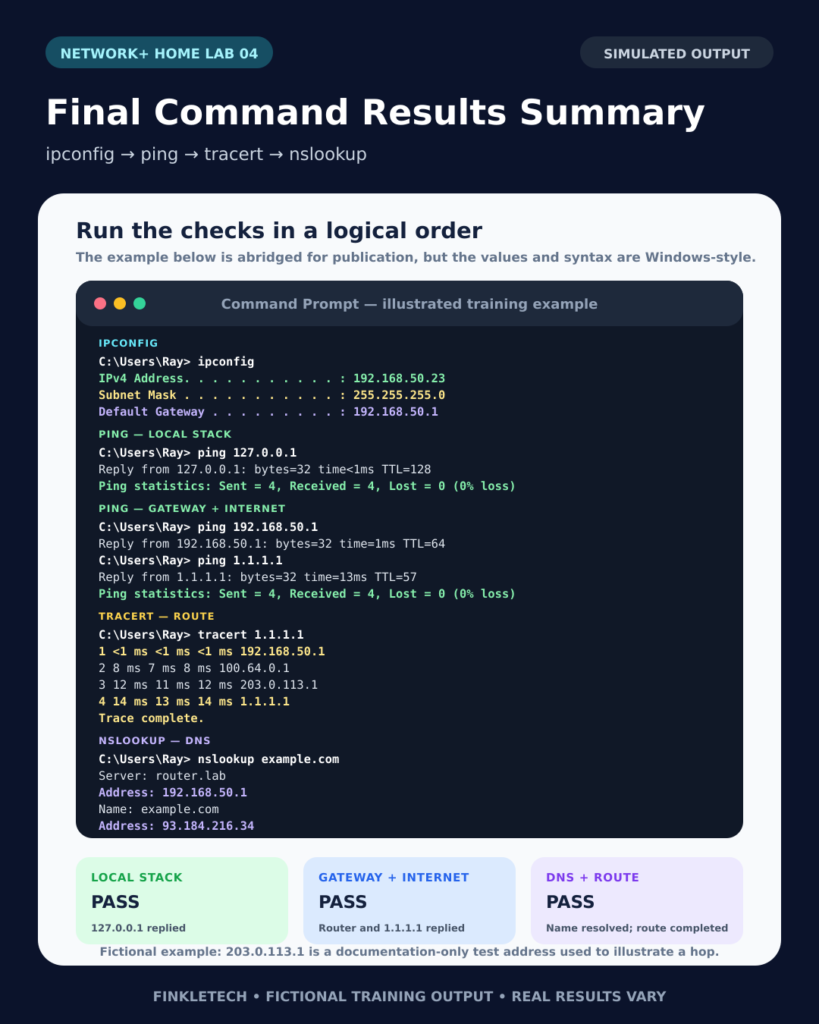 networking commands